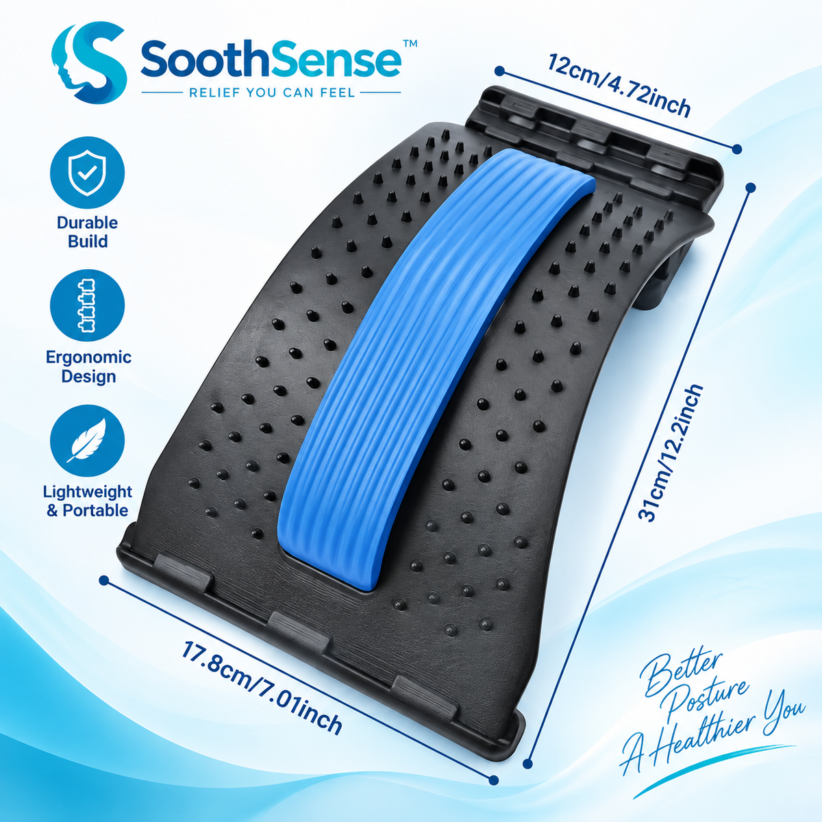 SoothSense Spine and Back Support Stretcher