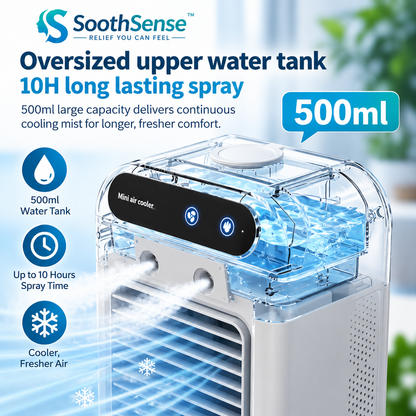 SoothSense Mini Air Cooler Fan