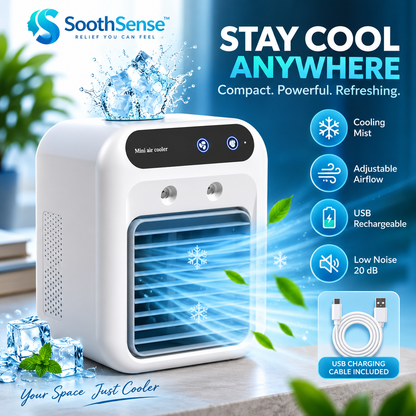 SoothSense Mini Air Cooler Fan
